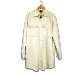 Steve Madden Women’s Suede Oversized Shirt Dress Size Large